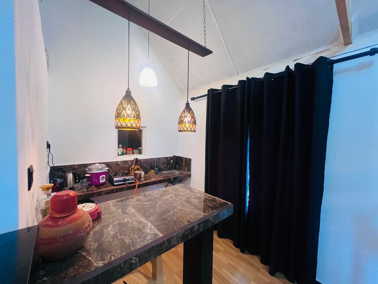 Equipped Kitchenette Area