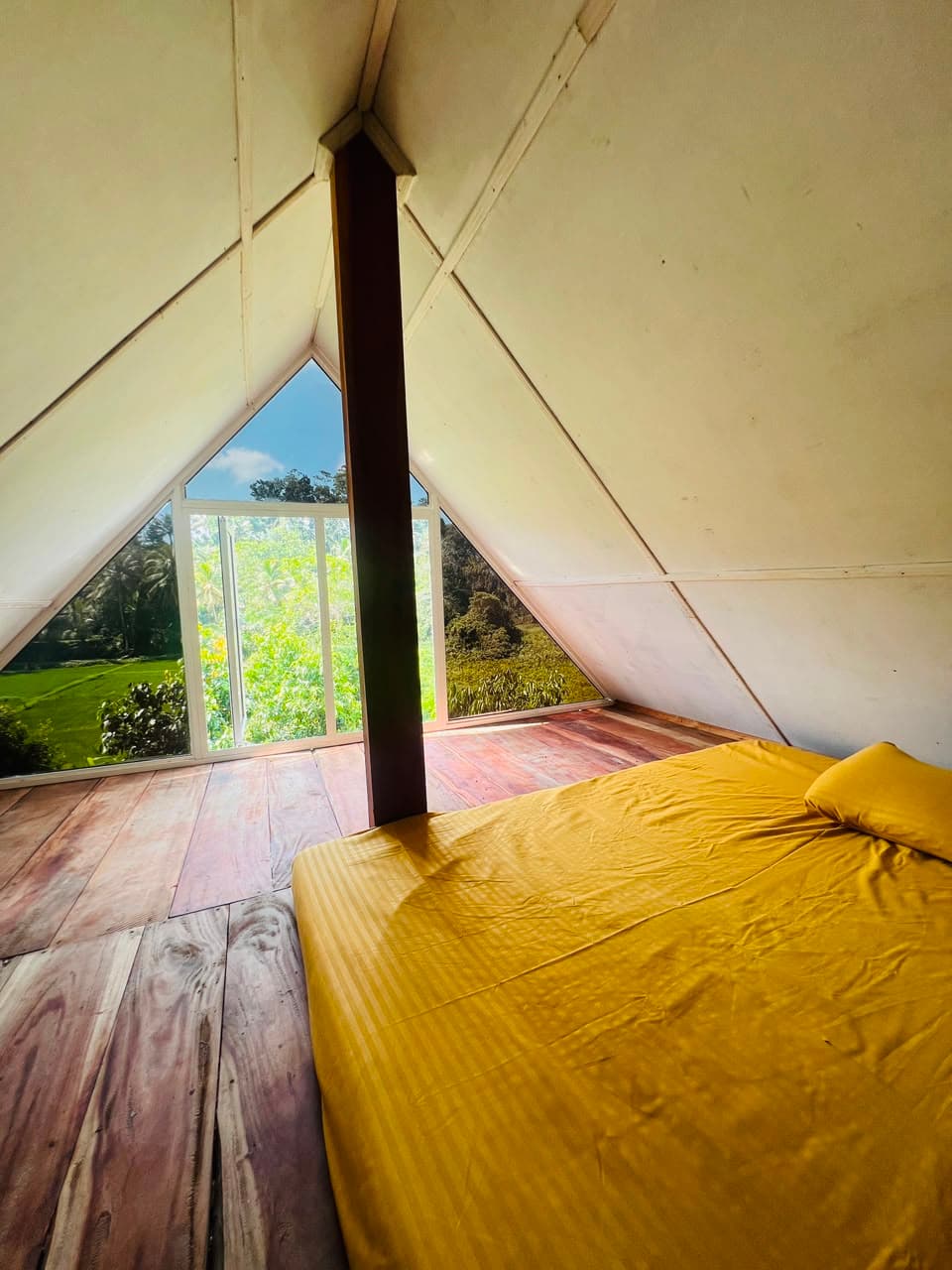 A-Frame Loft Bedroom Window